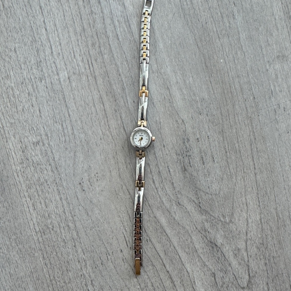 Two-Tone Silver and Gold Watch